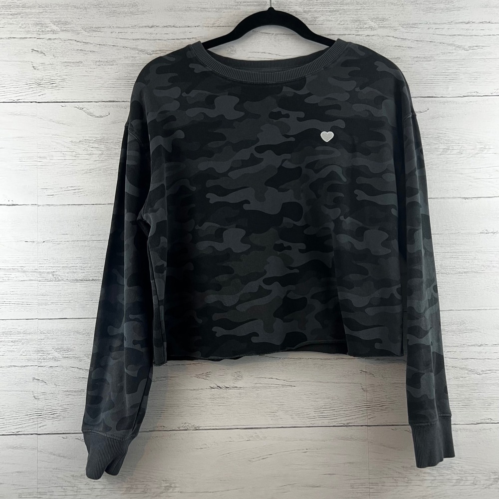 Spiritual Gangster Camo Radiate Love Sweatshirt Size S